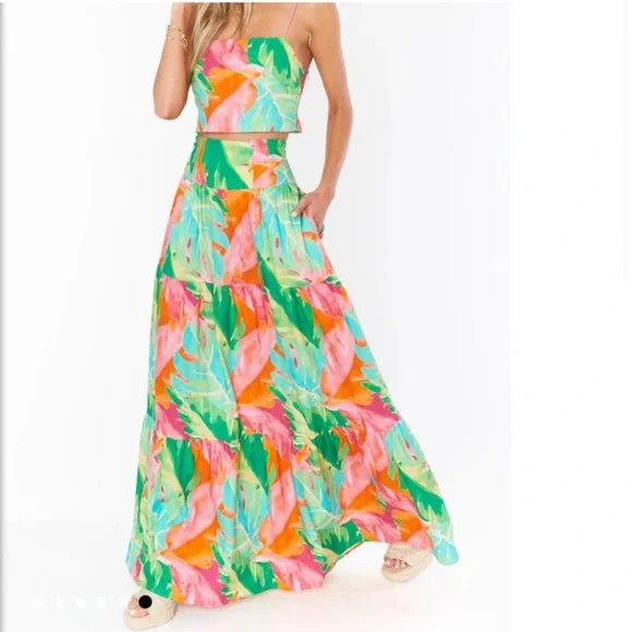 Colorful Tropical Two-Piece Set Large - Picture 2 of 5